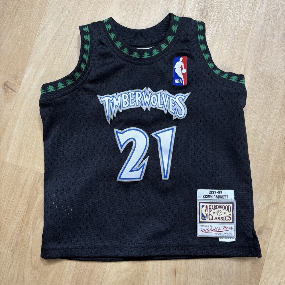 Mitchell & Ness Kevin Garnett Baby Jersey 18 Months Timberwolves #21 NBA